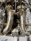 MAD BMW F10 M5 Downpipes Race Competition Use Only-9