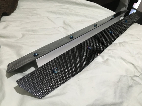 Carbon Fiber Side/Rear Fin Diffuser