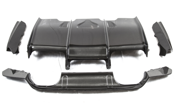 F8X M3 M4 4 pc Carbon Fiber Diffuser
