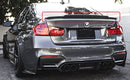 F30 F80 Carbon Fiber V3 Trunk Spoiler-2