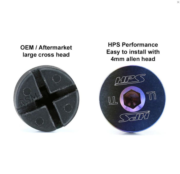 HPS Performance Titanium Coolant Bleed Screw for BMW