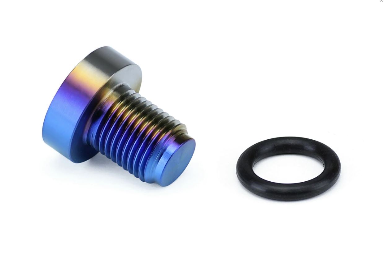 HPS Performance Titanium Coolant Bleed Screw for BMW
