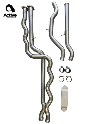 Active Autowerke F8X BMW M3 & M4 Gen 2 EQUAL LENGTH MID PIPE