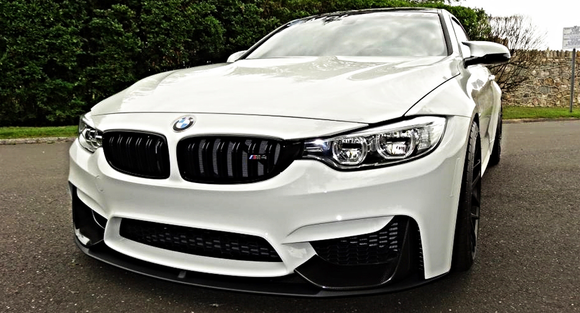 F8X M3 M4 Carbon Fiber Lip with splitter