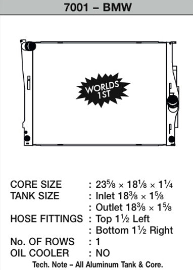 CSF N52 high performance radiator - 0