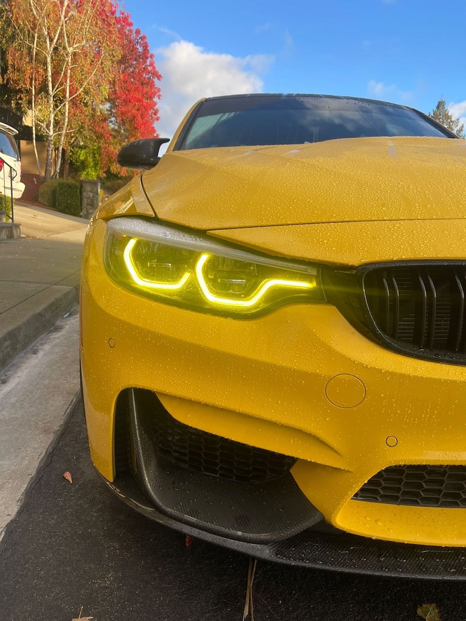 BMW F8X M3 M4 Colored LED DRL Headlight Halo Kit