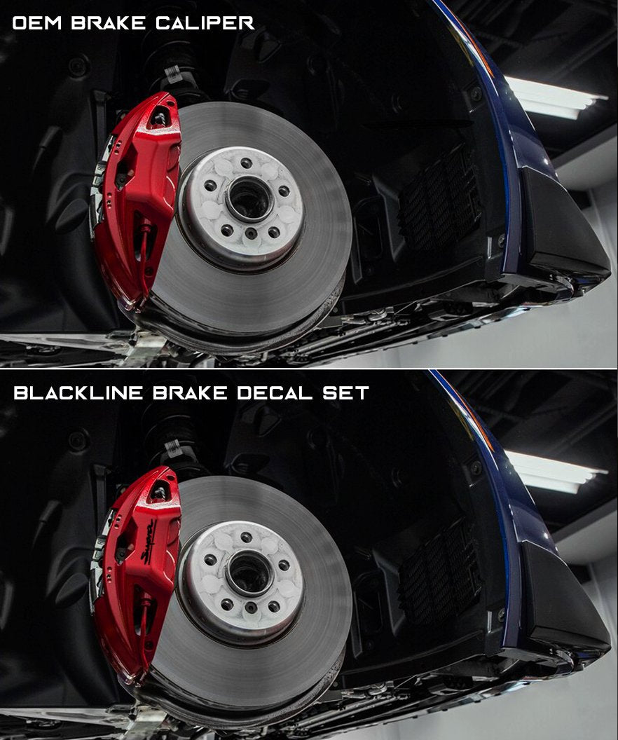 Goldenwrench A90 Supra BLACKLINE Brake Caliper Decal