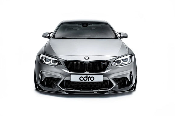 ADRO BMW F87 M2 Carbon Fiber Front Lip + Air Duct