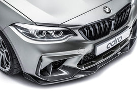 ADRO BMW F87 M2 Carbon Fiber Front Lip + Air Duct - 0