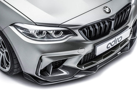 ADRO BMW F87 M2 Carbon Fiber Front Lip + Air Duct