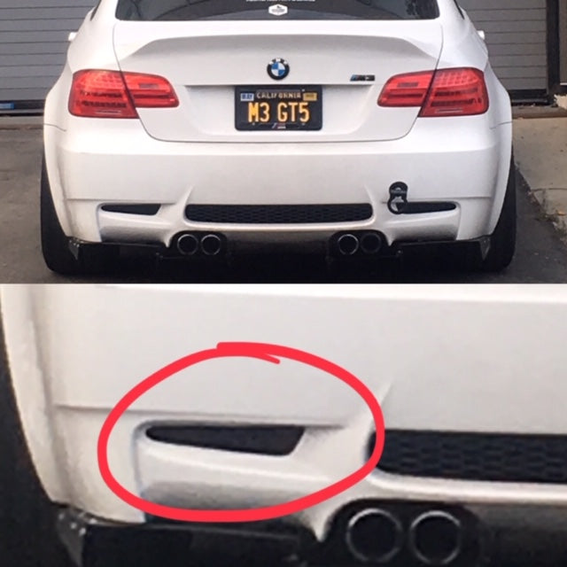 E92/E93 M3 rear bumper vent overlay