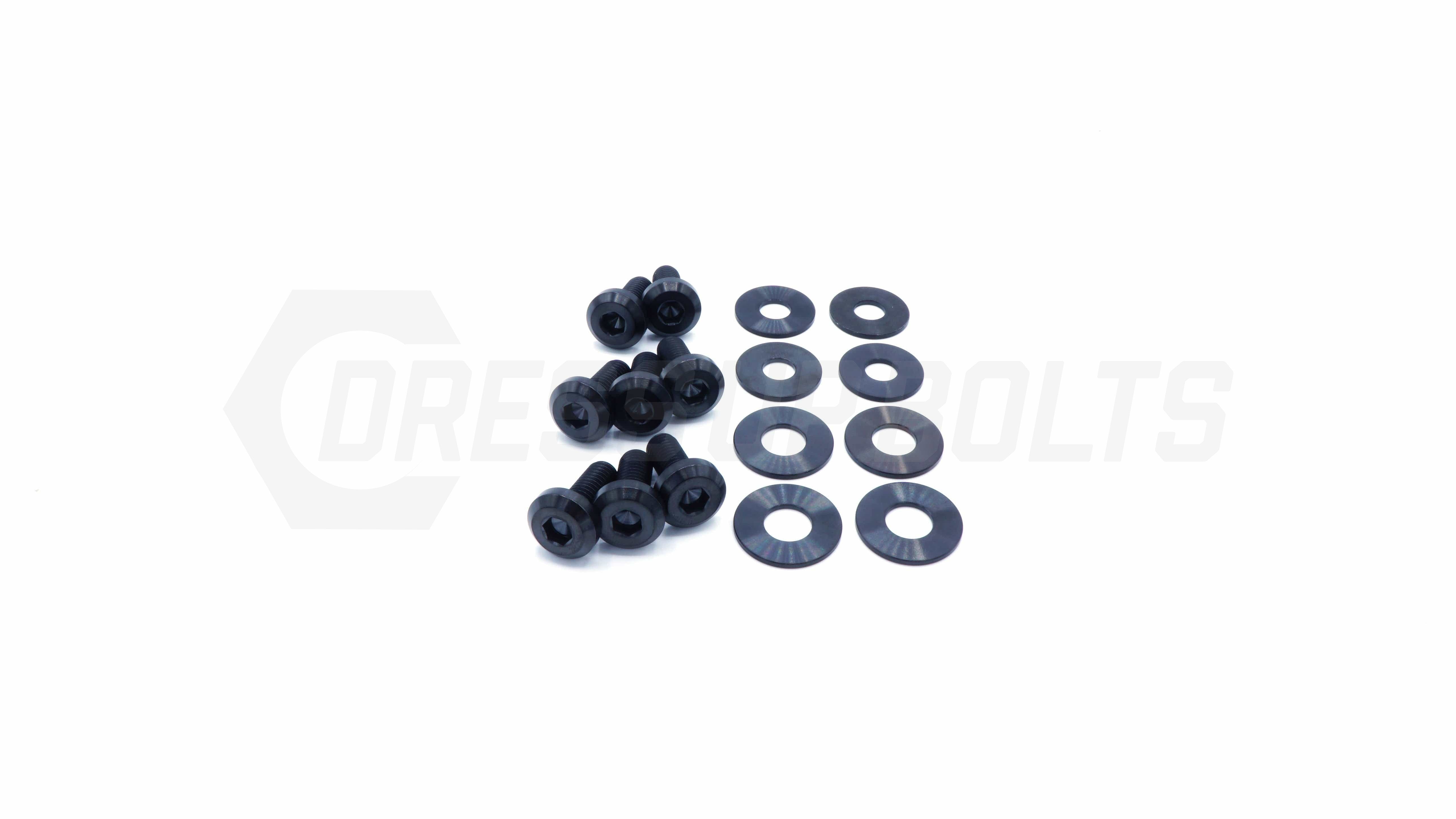 Buy black Dress Up Bolts E9X Titanium Hardware Trunk Kit