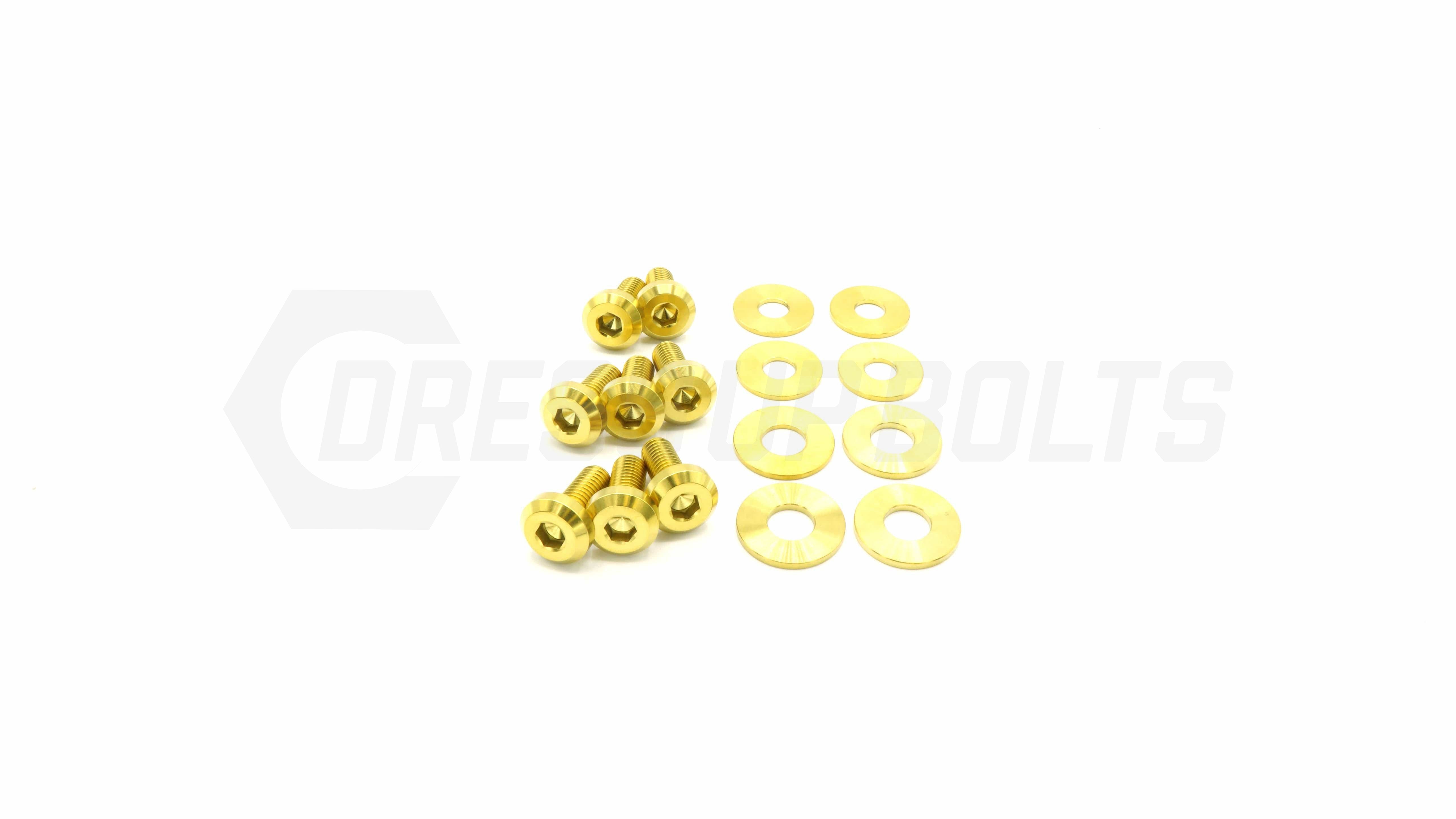 Buy gold Dress Up Bolts E9X Titanium Hardware Trunk Kit