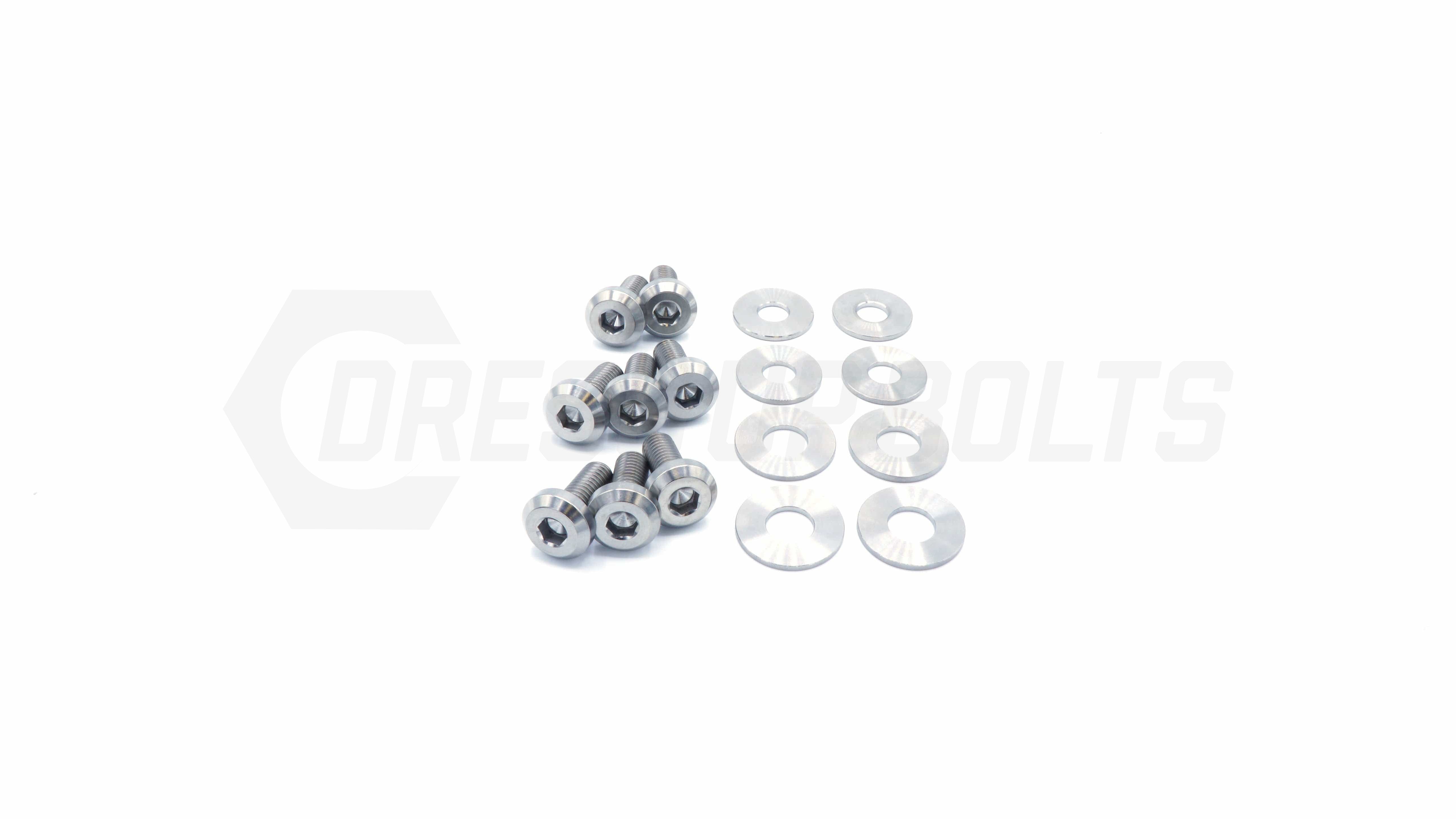 Dress Up Bolts E9X Titanium Hardware Trunk Kit