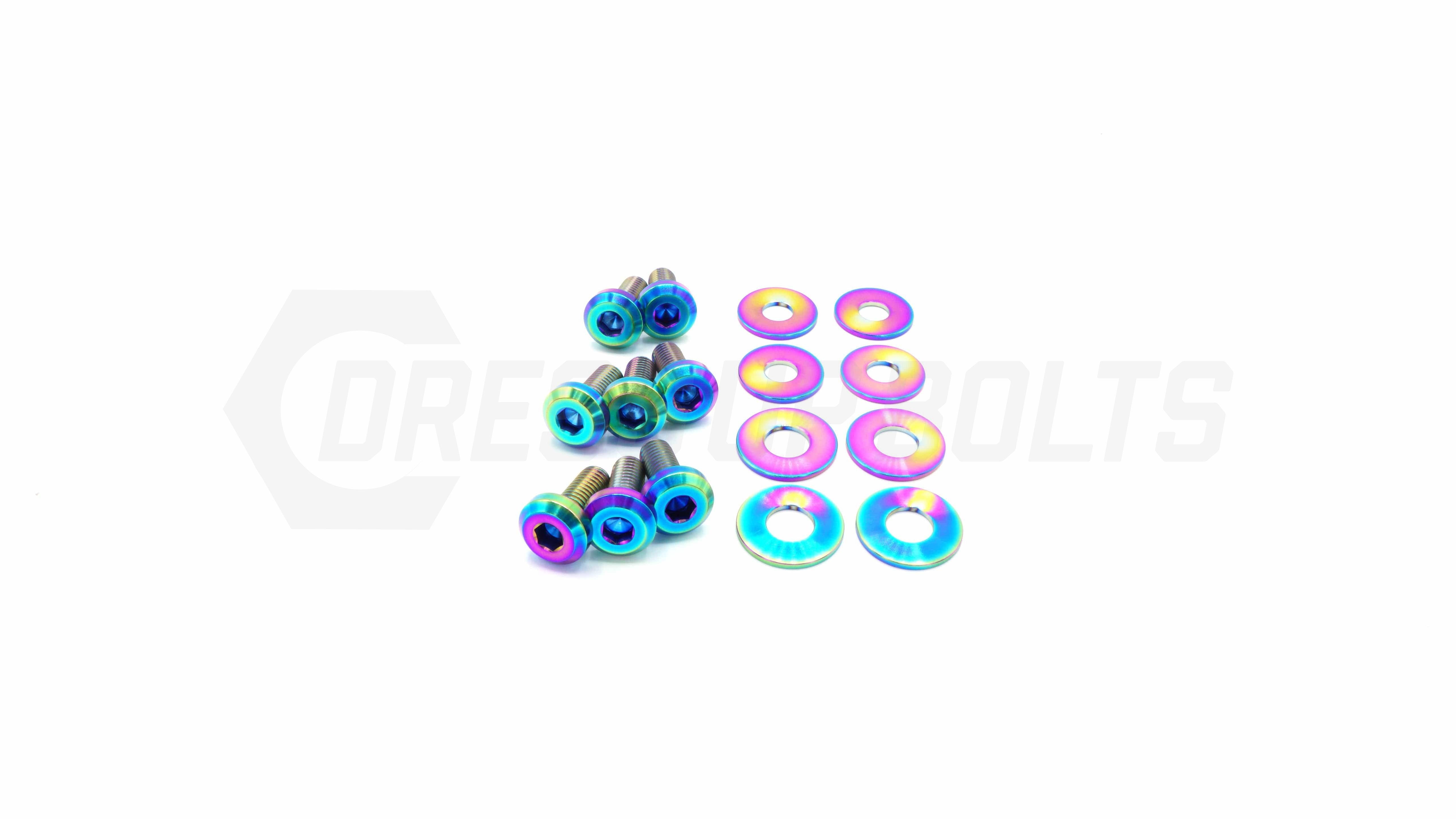 Dress Up Bolts E9X Titanium Hardware Trunk Kit