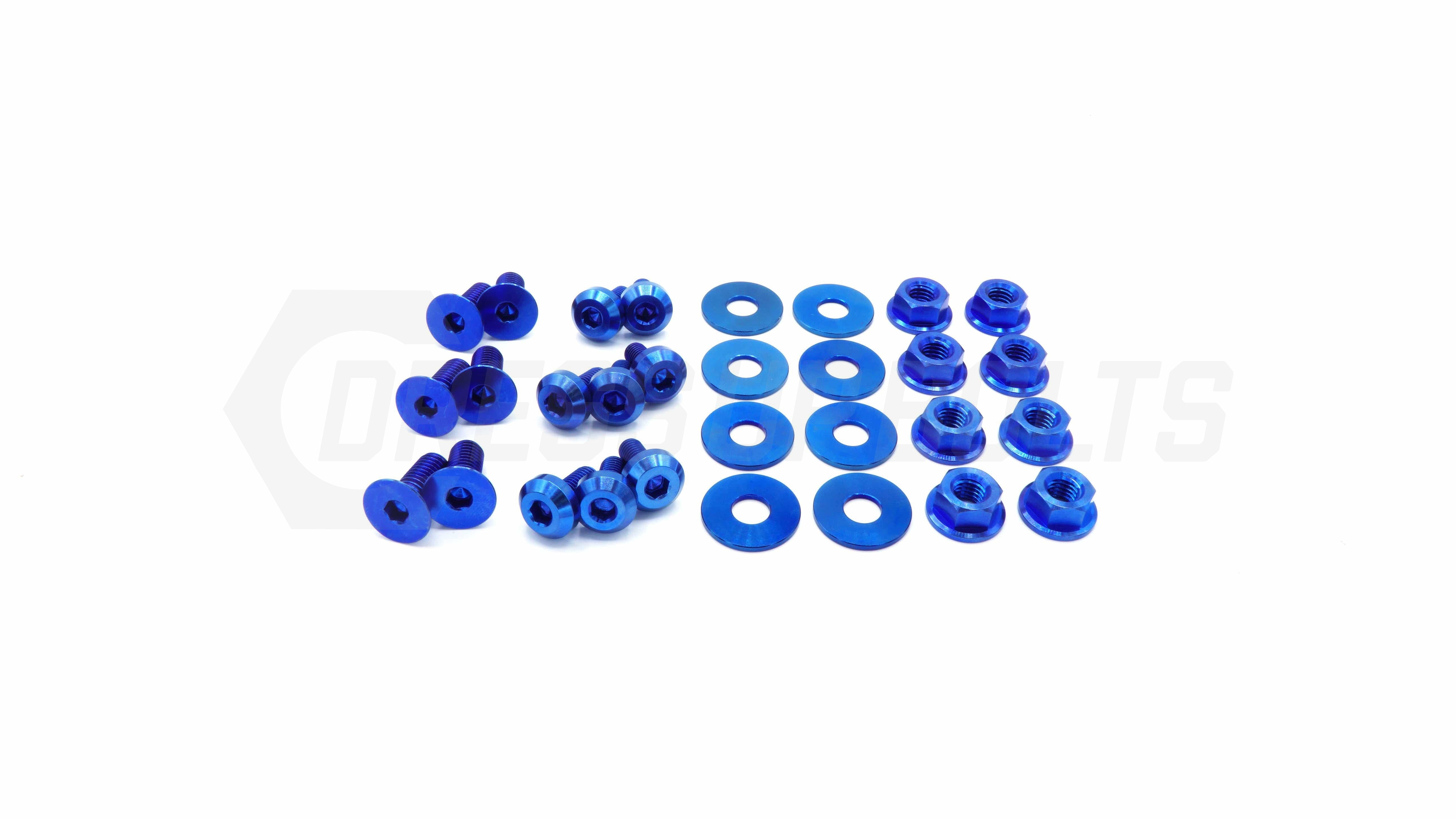 Buy blue Dress Up Bolts E92 Titanium Hardware Door Kit