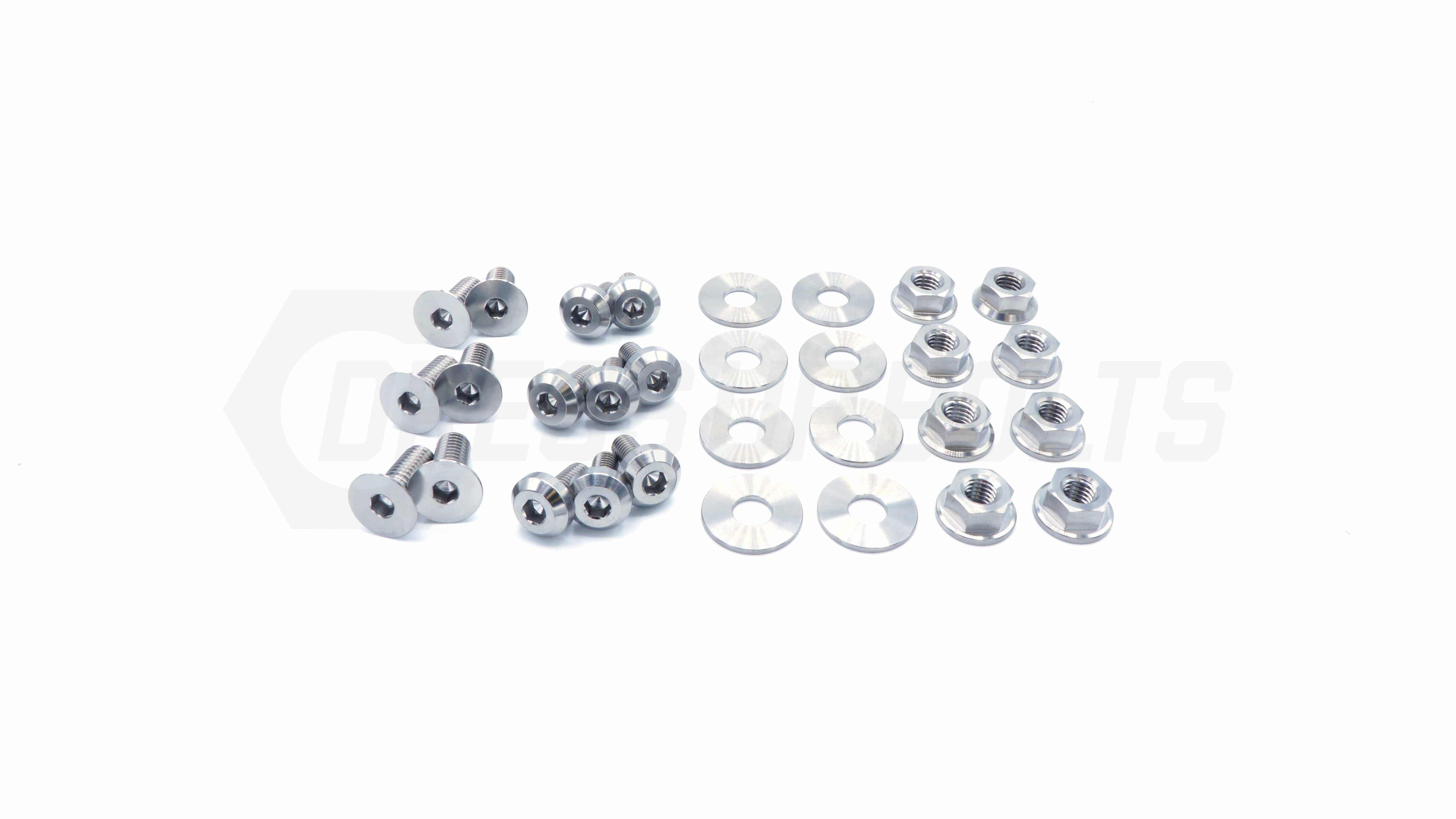 Buy polished Dress Up Bolts E92 Titanium Hardware Door Kit