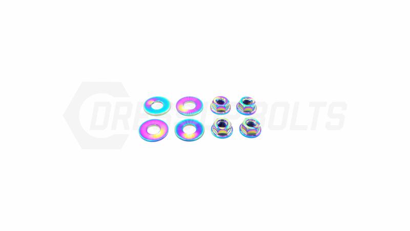 Dress Up Bolts F3X 335i Titanium Hardware Hood Kit