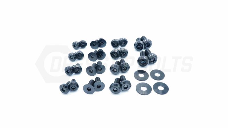 Dress Up Bolts F30 335i Titanium Hardware Door Kit - 0