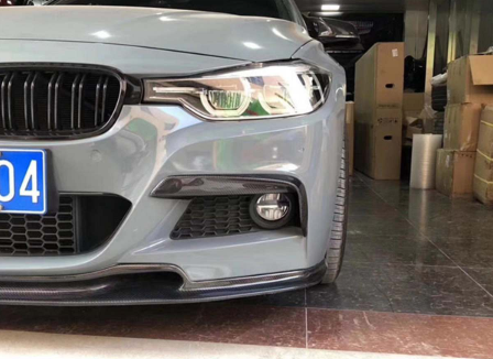 F30/F31 M sport carbon fiber fangs