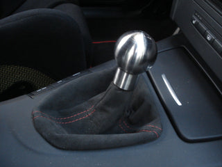 Custom suede manual shift boot