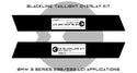 Goldenwrench E92 LCI BLACKLINE Taillight overlay kit