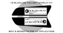 Goldenwrench F10 LCI BLACKLINE Taillight Overlay Kit-3