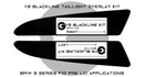 Goldenwrench F10 PRE LCI BLACKLINE Taillight Overlay Kit-3
