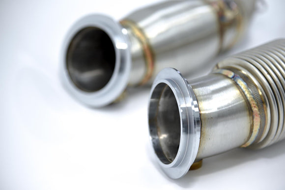 ARM Motorsports S55 M3 M4 Resonated Downpipes Race Competition Use Only