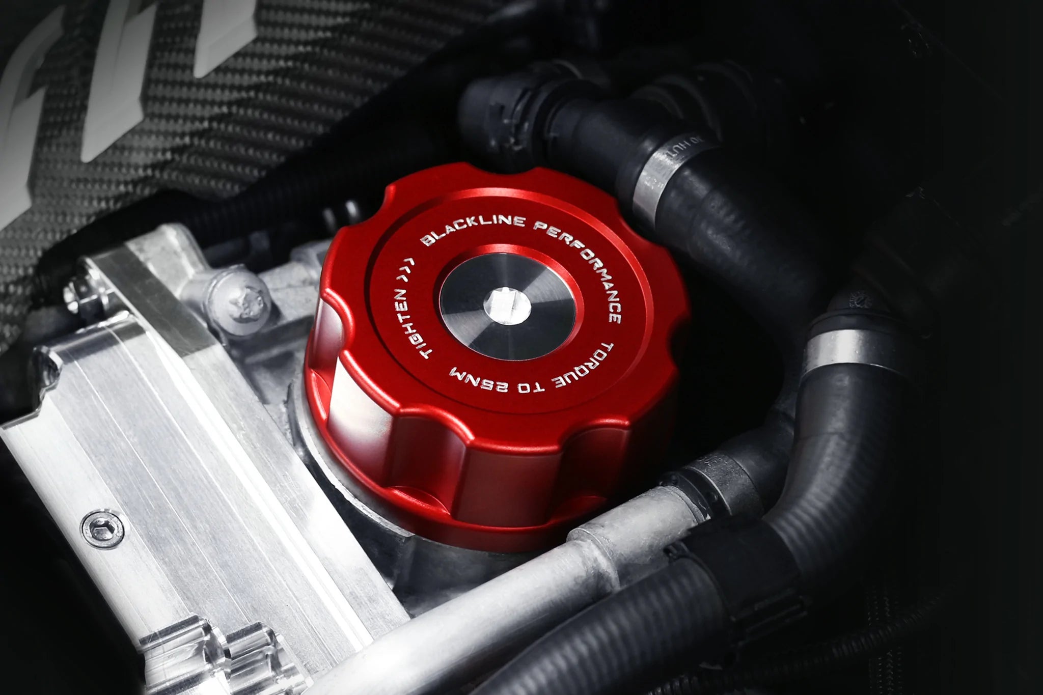Goldenwrench F Series BLACKLINE Performance Edition Oil Filter Housing Cap