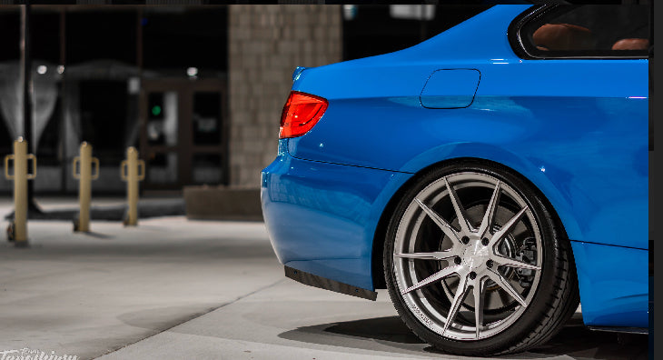 E9X Carbon fiber side skirt extension