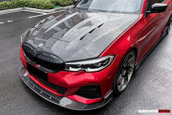 Darwin Pro 2019-2023 BMW 3 Series G20/G28 BKSS Style Carbon Fiber Front Lip [Made To Order]