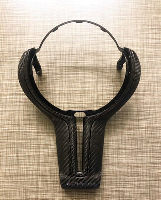 Buy inside-and-outside-carbon-fiber F series Carbon fiber steering wheel trim - with accents