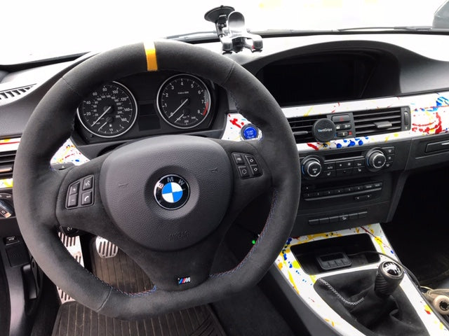 BMW M Performance Carbon Fiber Alcantara Manual shift knob - 0