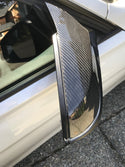 Carbon fiber M style mirror caps - F series