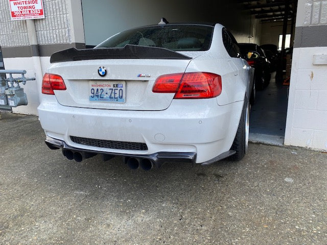 E92/E93 GTS Style Carbon Fiber Diffuser