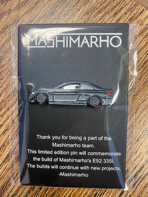 LIMITED EDITION MASHIMARHO'S E92 PIN - 0