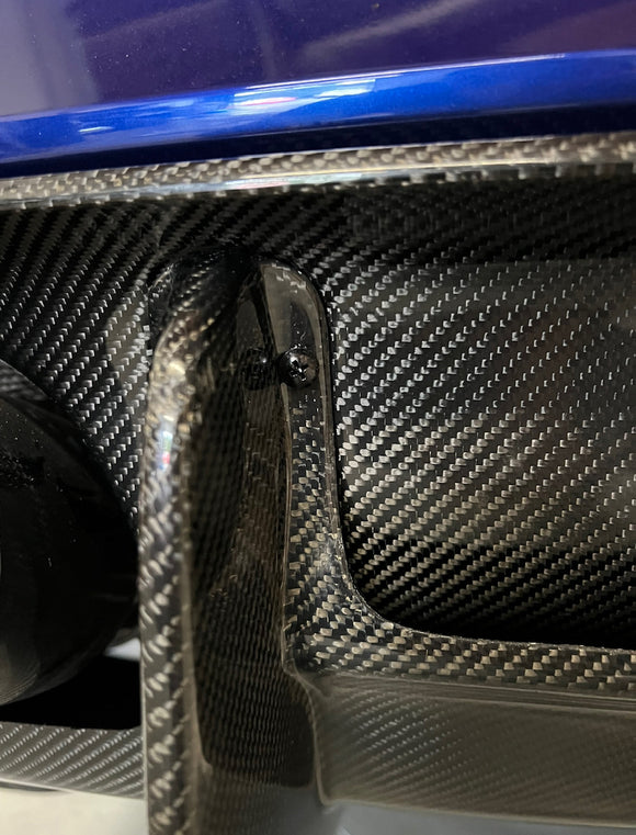 F8X M3 M4 4 pc Carbon Fiber Diffuser