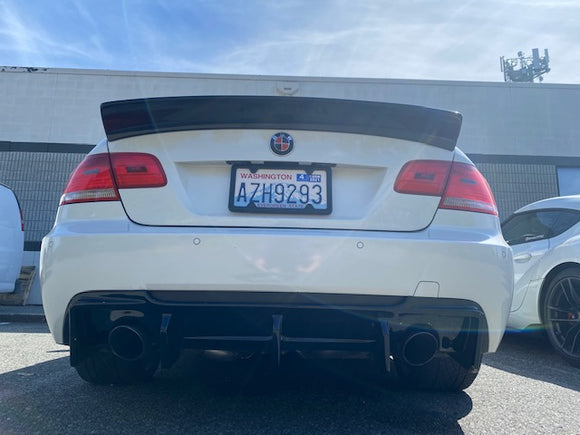 LB Style E92 Carbon Fiber Spoiler