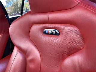 F8X M3 M4 OEM black Seat Badge (Pair)