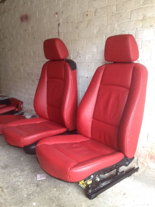 DYEING BMW E90 BLACK LEATHER SEATS TO RED *AMAZING TRANSFORMATION