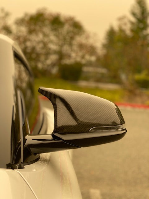 Toyota GR SUPRA A90 MK5 M Style Carbon Fiber Mirror Cover Replacements