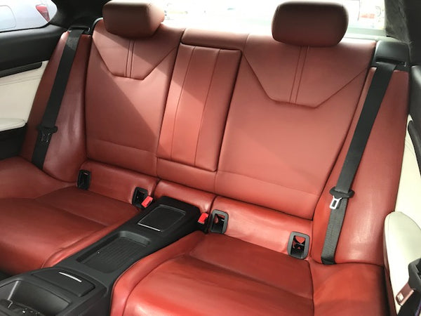 Leather Paint for BMW Car Seat CARDINAL RED. All in One 250ml Dye for  Repairing.