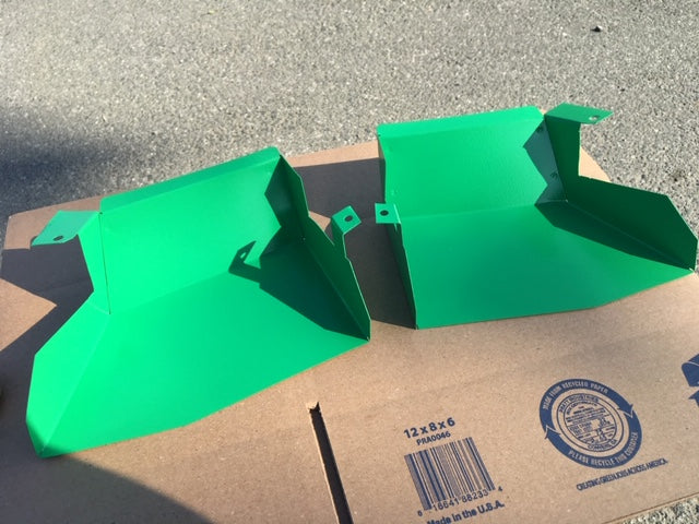 Green Air Intake Scoops V2