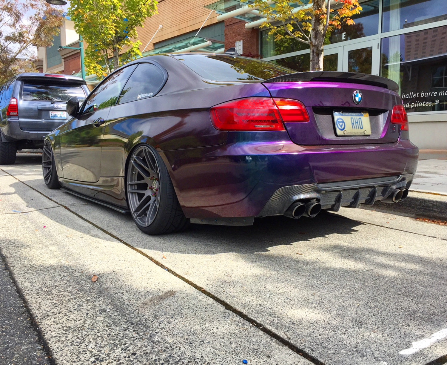 E9X 3 Series Carbon Fiber Diffuser