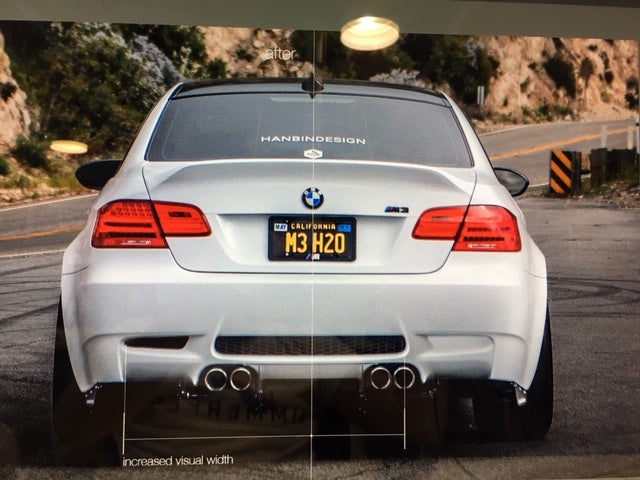 E92/E93 M3 rear bumper vent overlay