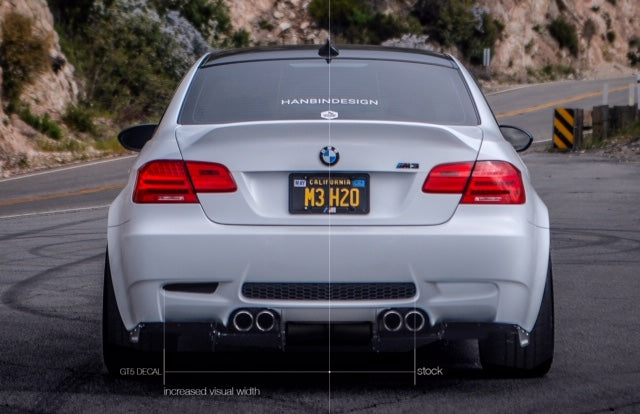 E92/E93 M3 rear bumper vent overlay