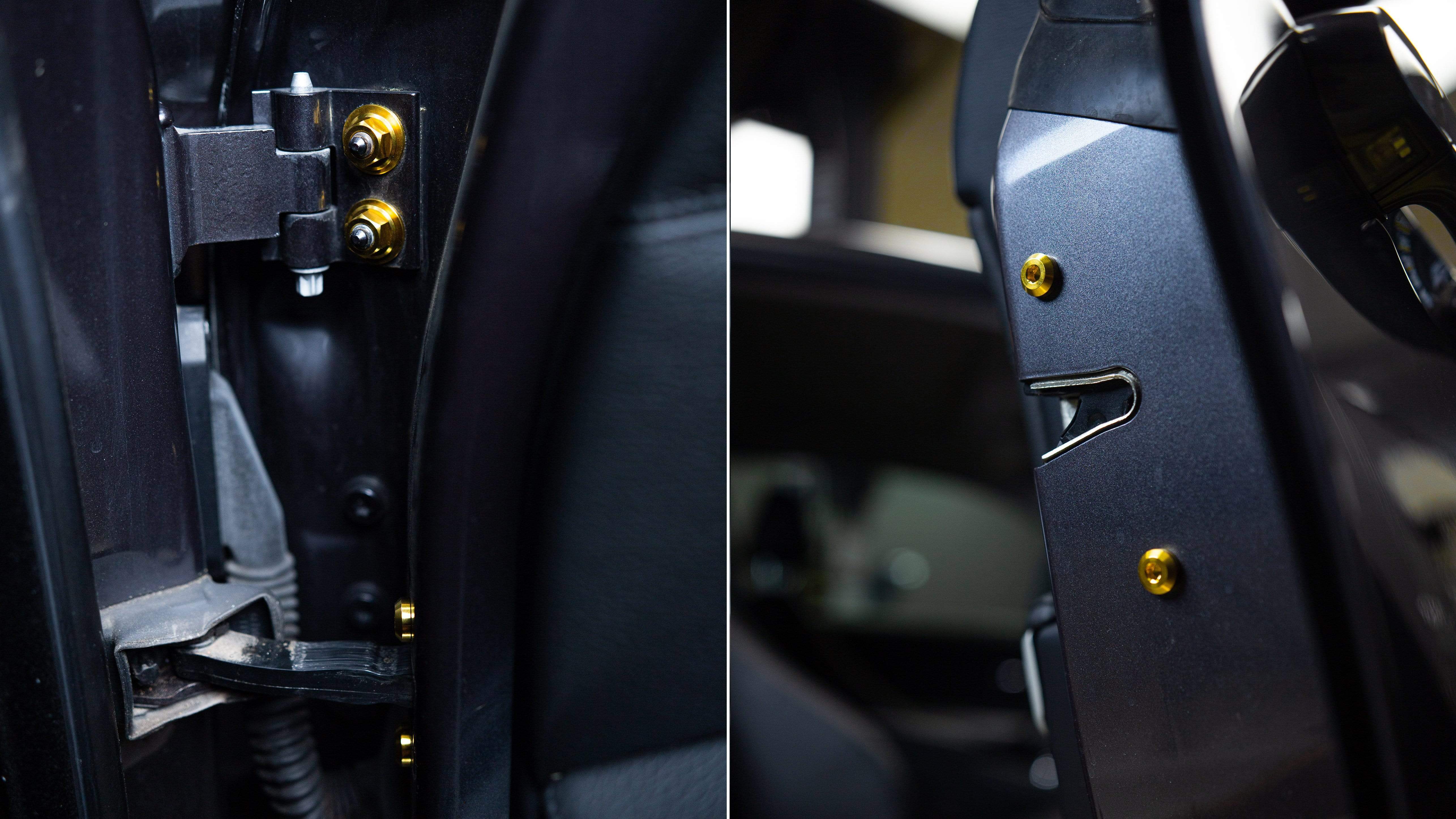 Dress Up Bolts E92 Titanium Hardware Door Kit