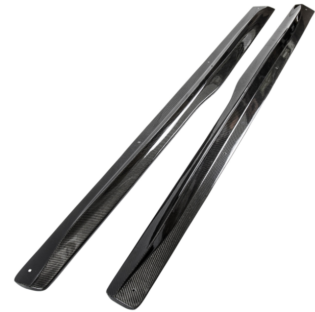 F8X M3 M4 PSM Style Carbon Fiber Side Skirt Extensions