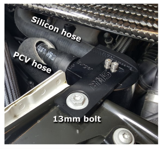 BMS Double Baffle Oil Catch Can for S55 M3/M4/M2C